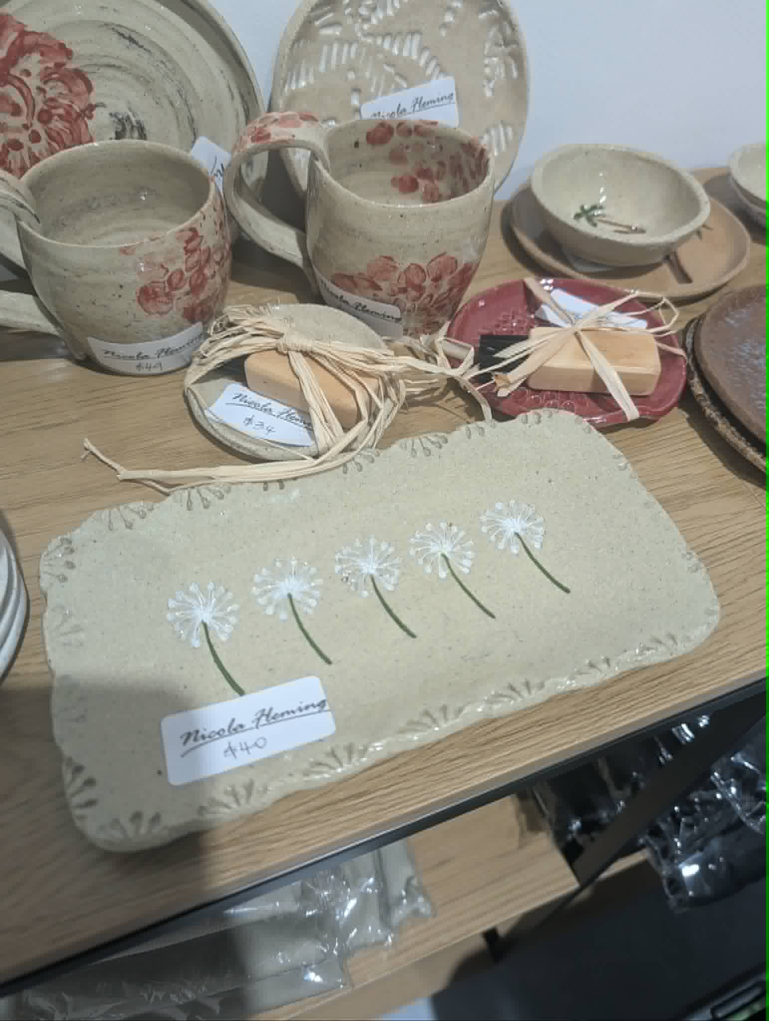 Oblong Plate - Dandelion