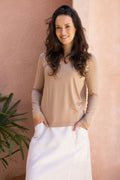 Scoop Neck Bamboo Top - Lillibella