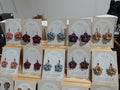 Floral Hoop Earrings - 'Tilly'