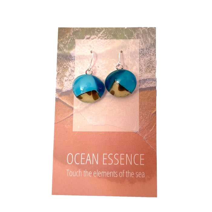 Drop Earrings - Ocean Essence - A Fiery Heart