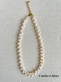 Flora Pearl Necklace - Latelier a bijoux
