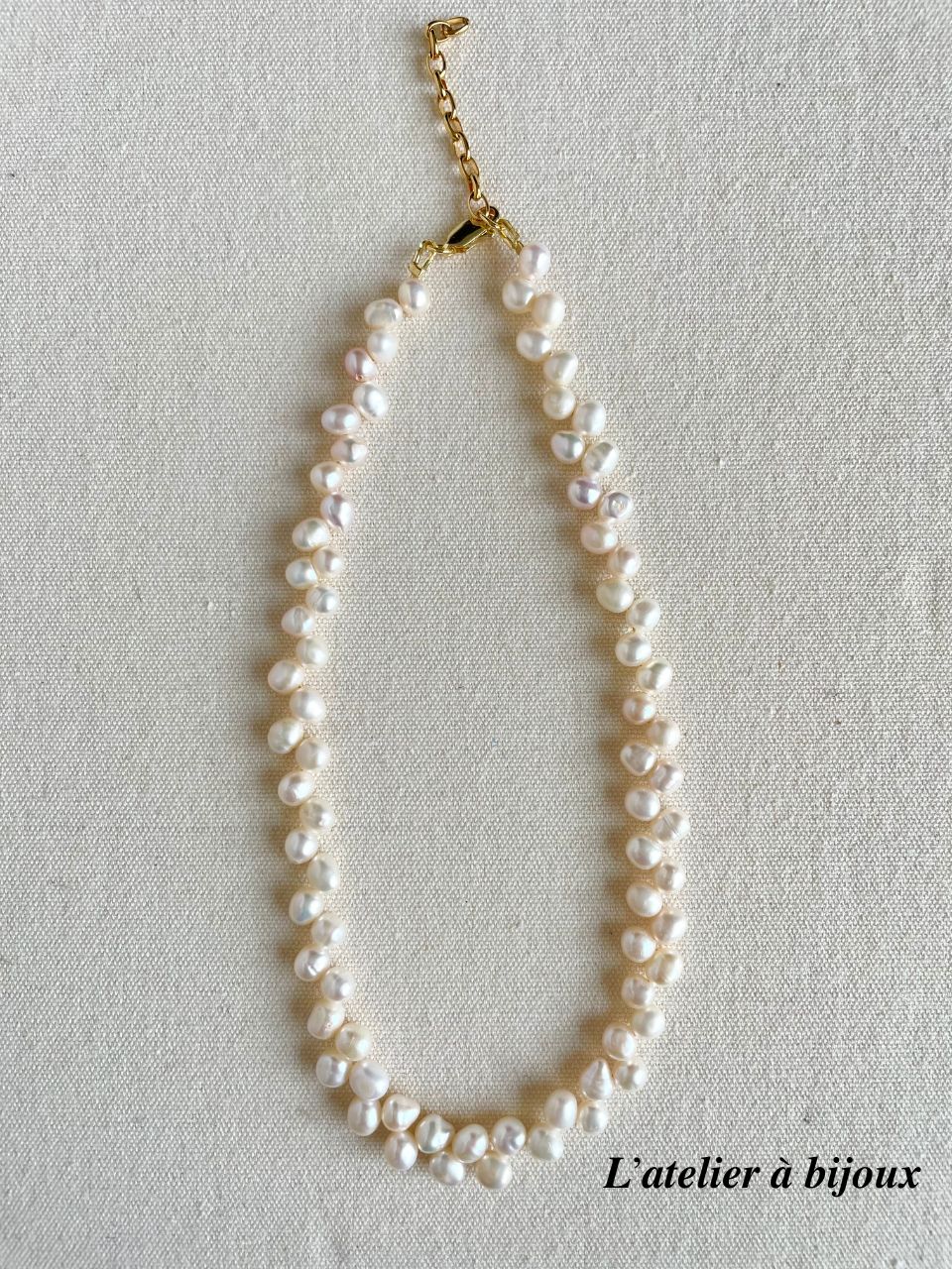 Flora Pearl Necklace - Latelier a bijoux