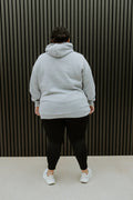Hooded Jumper in Grey - The Harper Label