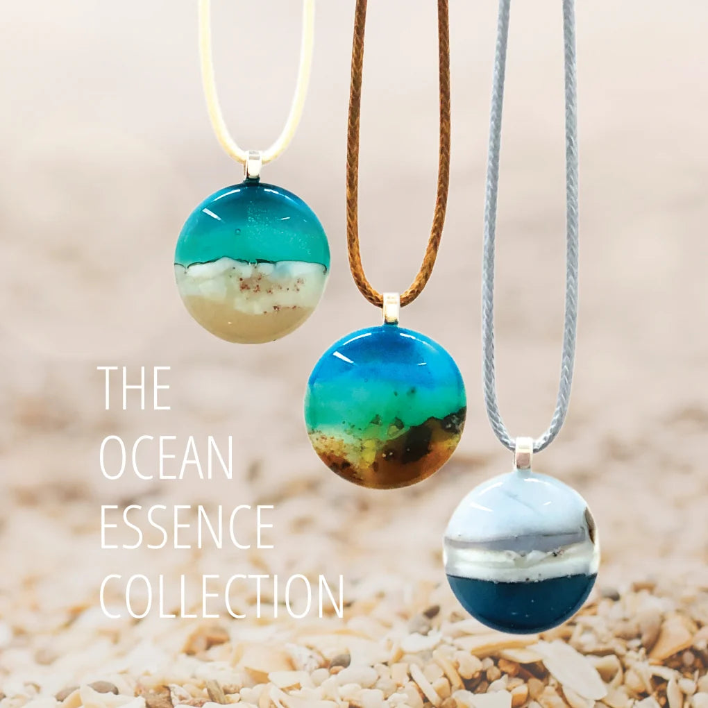 Necklace - Ocean Essence - A Fiery Heart