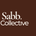 Sabb. Collective logo on a brown background