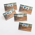 Stud Earrings - The ocean Essence - A Fiery Heart