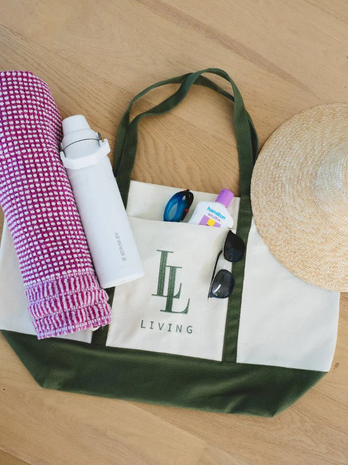 Extra Large Tote Bag - Canvas - Living Laundry